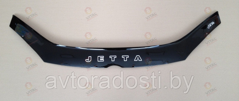 Дефлектор капота для Volkswagen Jetta V (2005-2011) / Фольксваген Джетта [VW 29] VT52 - фото 1 - id-p75800435