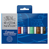 Набор акварели Cotman, "Winsor & Newton" (6 цветов, туба 8 мл.)