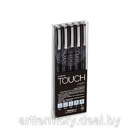 Набор маркеров Touch Liner 5 шт (Cool Grey 0.1, 0.3 , 0.5 мм, C, B)
