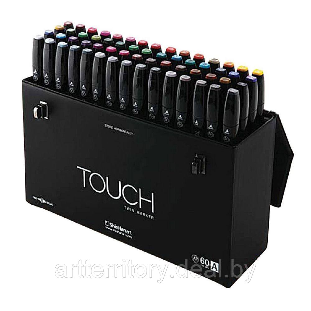 Набор маркеров Touch TWIN 60 цветов (A) - фото 1 - id-p158817240