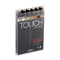 Набор маркеров Touch TWIN 6 цветов (телесные тона B)