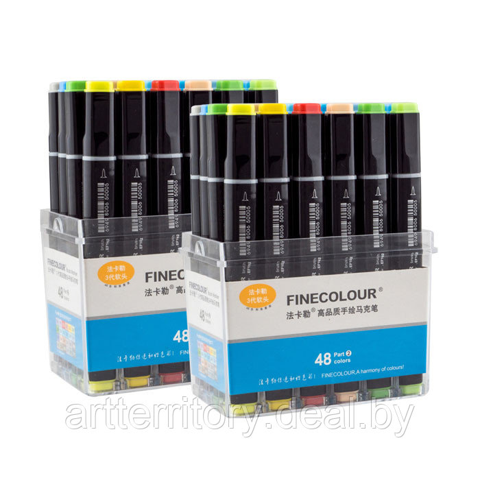 Finecolour набор маркеров Brush Marker, 48 штук - фото 1 - id-p158812248