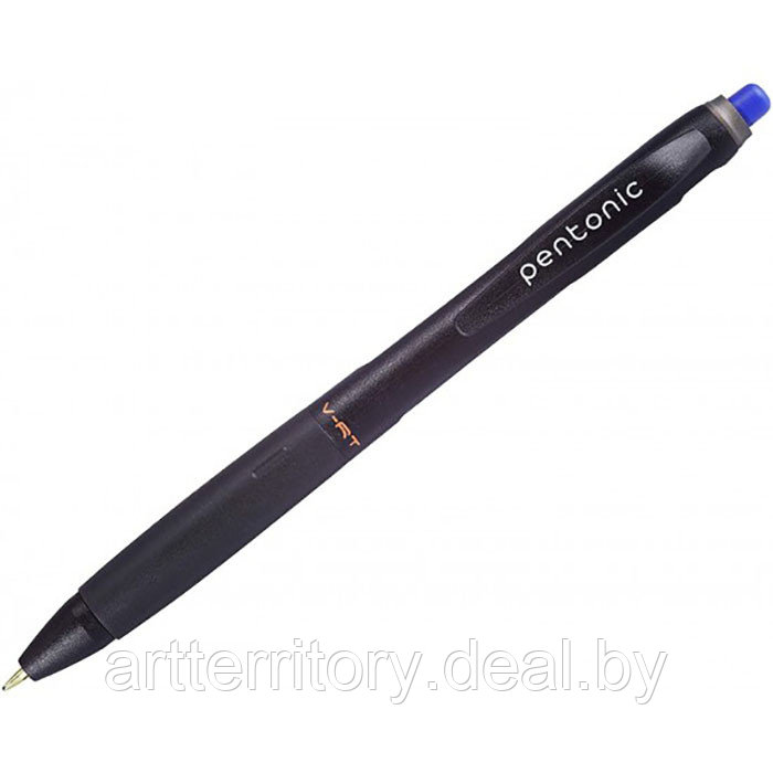 Ручка шариковая автоматическая Linc Pentonic V-RТ, 0,7мм (красный) - фото 1 - id-p158814345