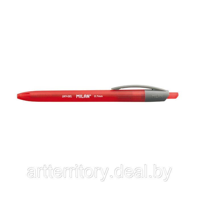 Ручка гелевая "MILAN DRY-GEL" (красная)