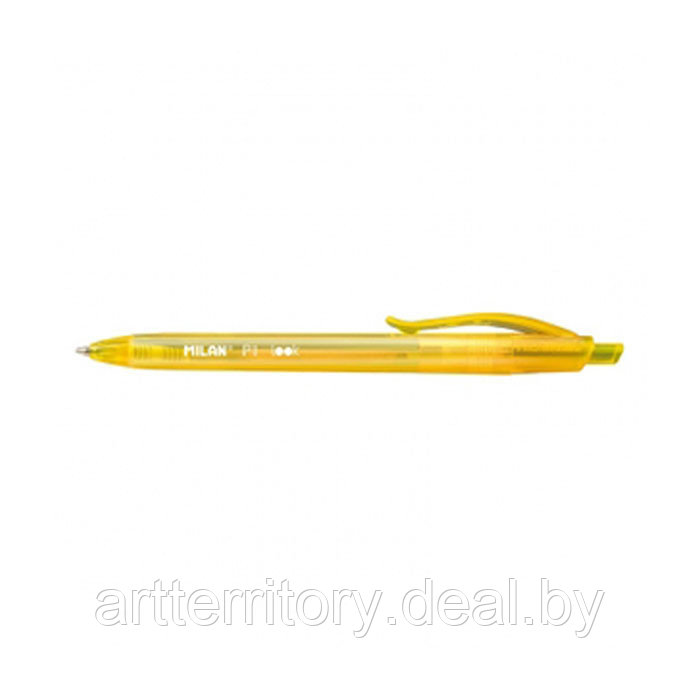 Ручка шариковая "MILAN P1 Look" (желтая) - фото 1 - id-p158812445