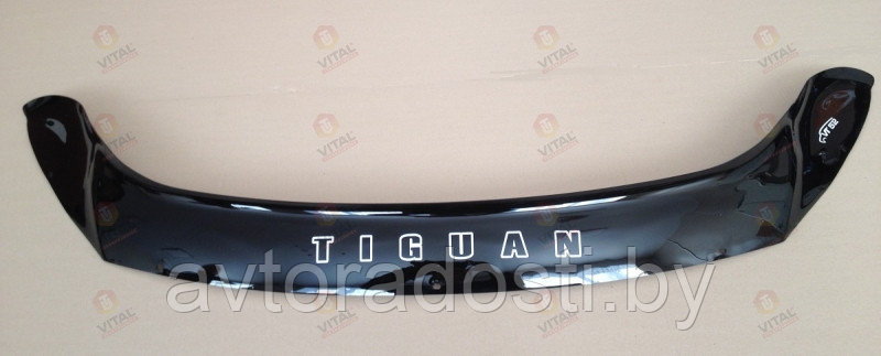 Дефлектор капота для Volkswagen Tiguan (2007-2016) / Фольксваген Тигуан [VW 24] VT52 - фото 2 - id-p75800453