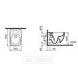 Унитаз подвесной Vitra Shift Rim-ex 7742B003-0090, фото 3