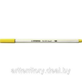 Фломастер-кисть STABILO Pen 68 Brush (жёлтый)