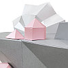 Остров с кристаллами (розовый). 3D конструктор - оригами из картона, фото 4
