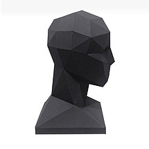 Голова для аксессуаров. 3D конструктор - оригами из картона, фото 2
