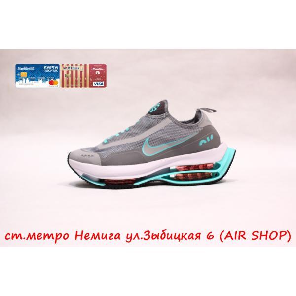Nike Zoom Double Stacked Grey/Mint, фото 1