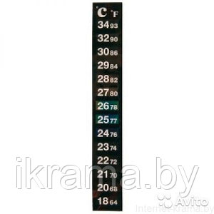 Термометр жидкокристалический (18...34 °C)