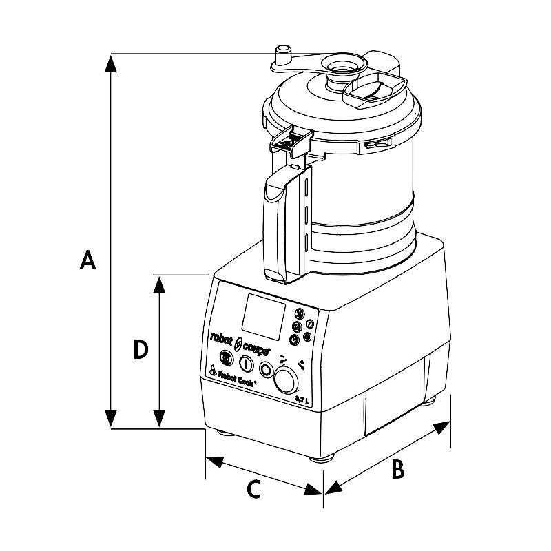 Куттер-блендер с подогревом Robot Coupe Robot Cook® (арт. 43000R) - фото 3 - id-p158829985