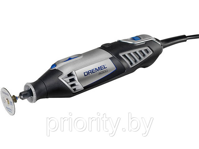 Гравер электрический DREMEL 4000-6/128 Platinum Edition в мет. кейсе + аксессуары (175 Вт, 5000 - 35000