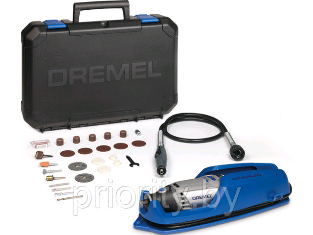Гравер электрический DREMEL 3000-1/25 в кейсе + набор насадок (130 Вт, 10000 - 33000 об/мин, цанга 3.2 мм) - фото 1 - id-p158830213