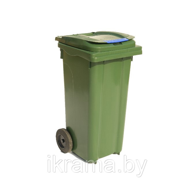 Мусорный контейнер 120 литров, зеленый