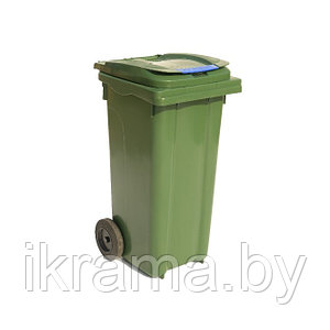 Мусорный контейнер 120 литров, зеленый