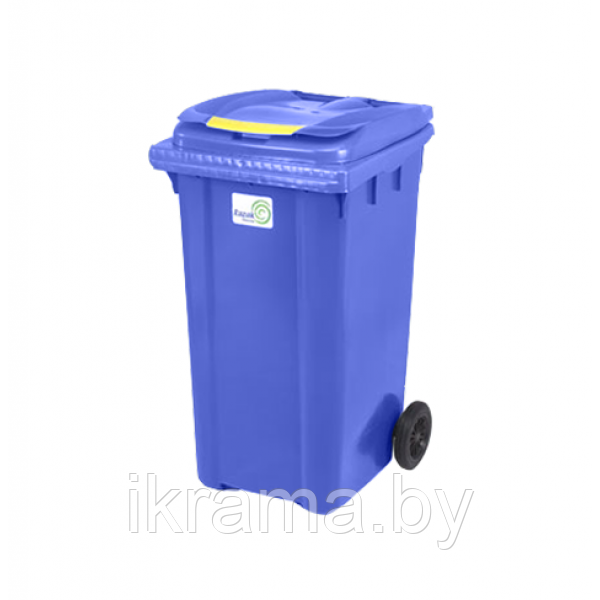 Мусорный контейнер 240 литров, синий - фото 1 - id-p158830144