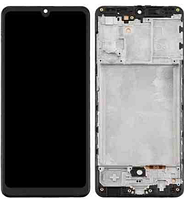 Дисплей AMOLED для Samsung Galaxy A31/A315 В сборе с тачскрином. С рамкой. Черный