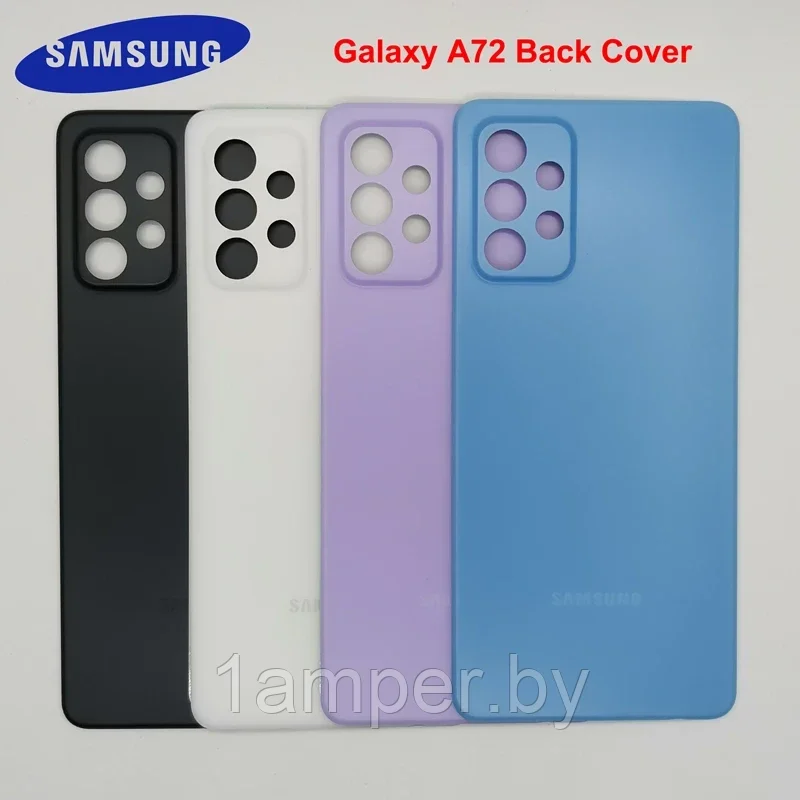 Задняя крышка Original для Samsung Galaxy A72/A725 Белая, черная - фото 1 - id-p158862771