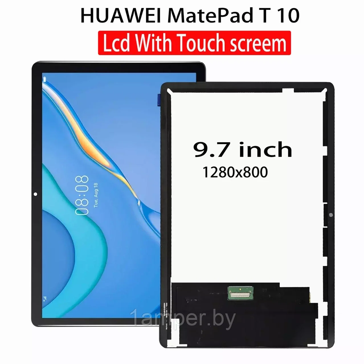 Дисплей Original для Huawei Huawei MatePad T10 AGR-L09/AGR-W09 В сборе с тачскрином. Черный