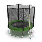 EVO Jump External 6ft (Green) Батут с внешней сеткой и лестницей, диаметр 6ft (зеленый), фото 3