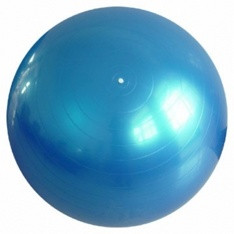 Мяч гимнастический фитбол 65 см FORA NT753BL для занятий фитнесом СИНИЙ - фото 1 - id-p158883450