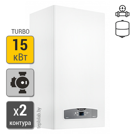 Газовый настенный котел Ariston Cares XC 15 FF NG, фото 2