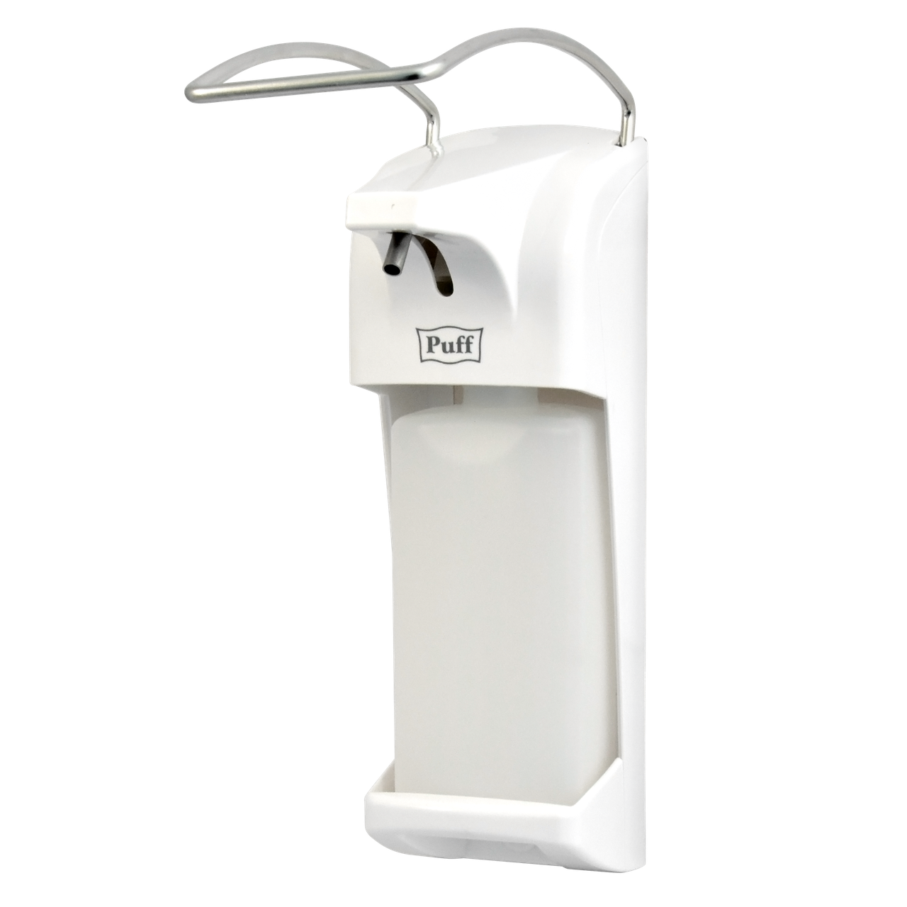 Локтевой дозатор PUFF-8195 (0,5 л) для жидкого мыла и антисептиков (капля) с замком - фото 2 - id-p158898985