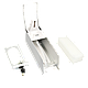 Локтевой дозатор PUFF-8199 (1 л) для жидкого мыла и антисептиков (капля) антивандальный с замком, фото 9