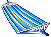 Гамак цветной хлопковый 190х150 см (синий), фото 4