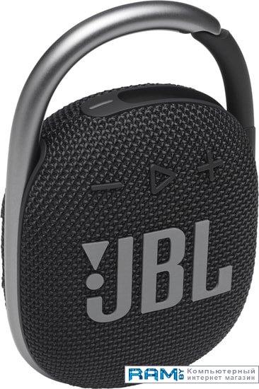 Беспроводная колонка JBL Clip 4 (черный) - фото 1 - id-p158899290