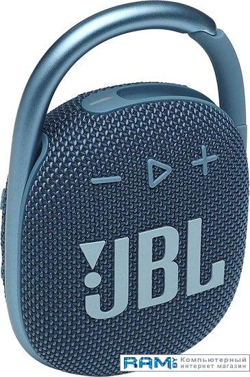 Беспроводная колонка JBL Clip 4 (синий) - фото 1 - id-p158899483