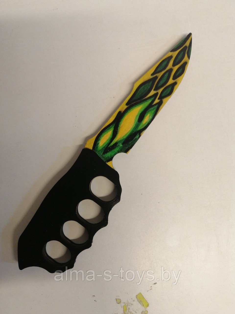 Нож-кастет деревянный цветной - фото 6 - id-p158900989