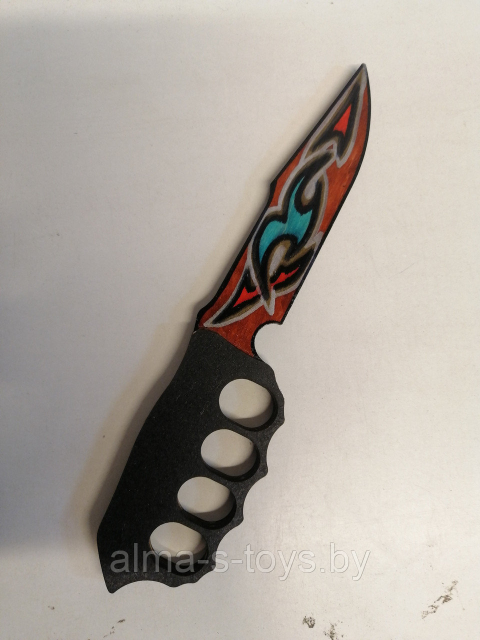 Нож-кастет деревянный цветной - фото 8 - id-p158900989