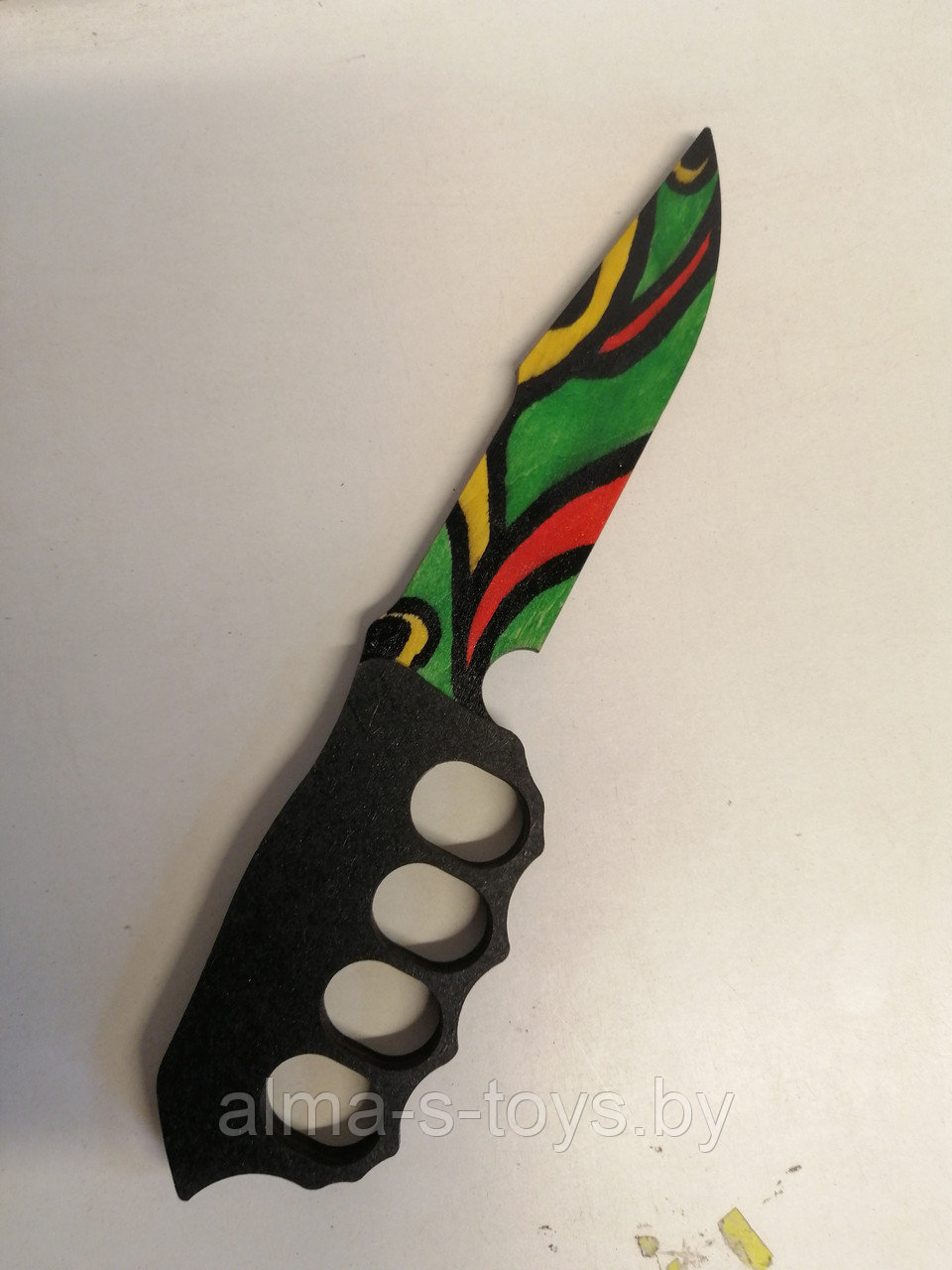 Нож-кастет деревянный цветной - фото 9 - id-p158900989