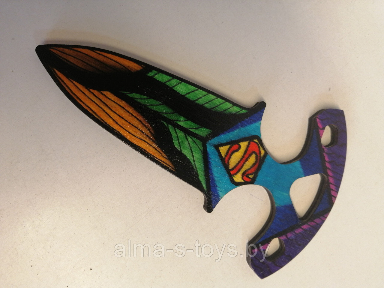 Нож тычковый цветной из дерева - фото 8 - id-p158901634