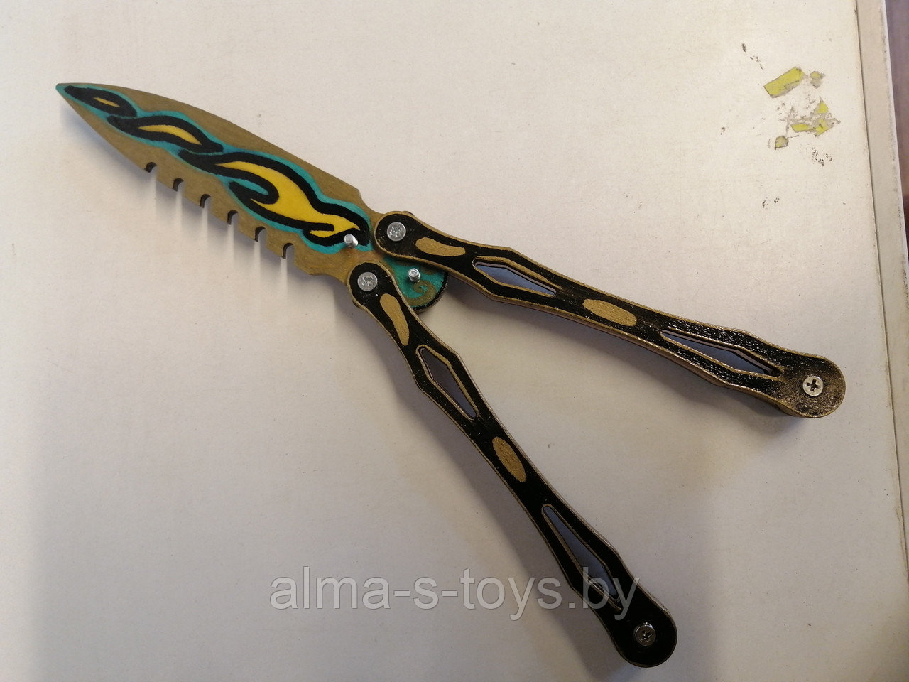 Деревянный нож-бабочка - фото 3 - id-p143251967