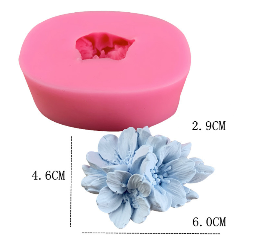 Молд (форма) силиконовый "Цветок сакуры" 3D для различных материалов. - фото 1 - id-p158901851