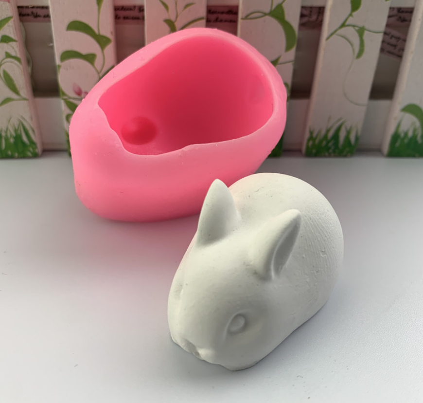 Молд (форма) силиконовый " Кролик малый " для различных материалов. - фото 1 - id-p158902207