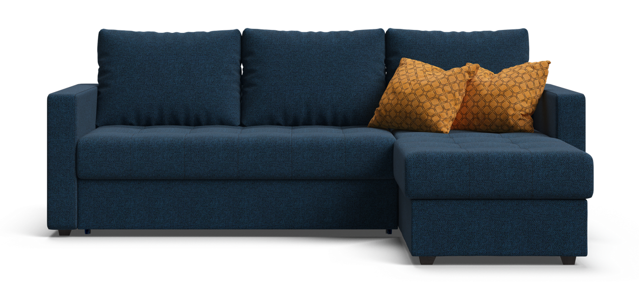 Угловой диван Кёльн рогожка Malmo синий - фото 1 - id-p158902511