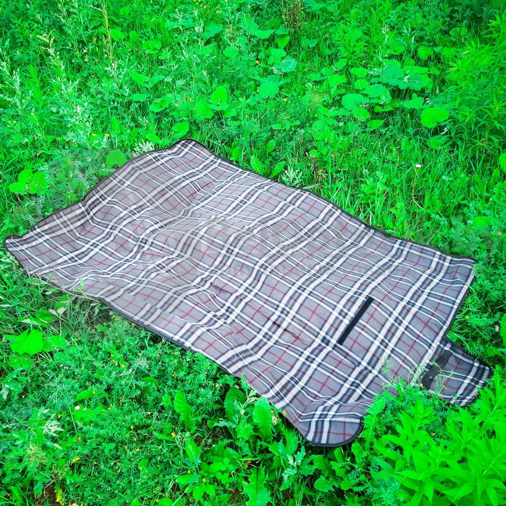 Плед (коврик) складной для пикника с непромокаемой подкладкой, 110х150 см - фото 6 - id-p158903871