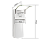 Локтевой дозатор PUFF-8197 (1 л) для жидкого мыла и антисептиков (спрей/капля), фото 6