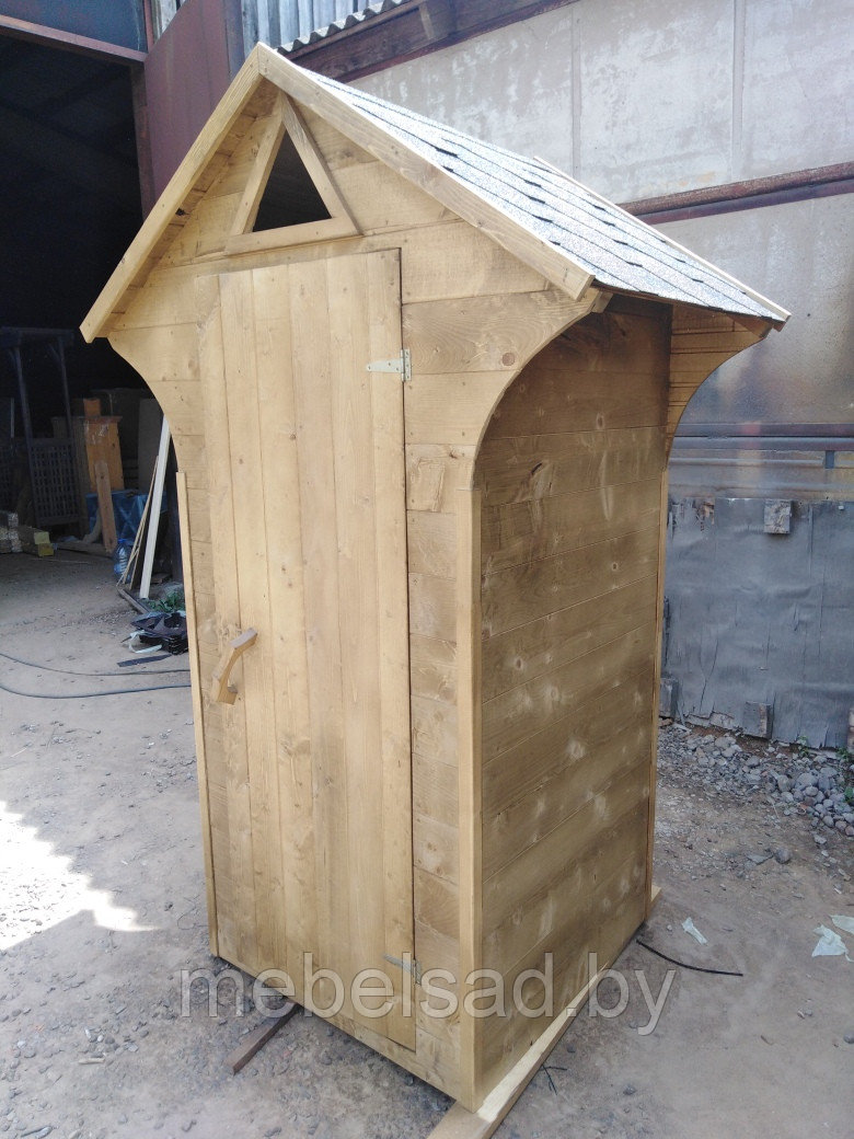 Туалет дачный деревянный "Столбик Люкс" - фото 1 - id-p102442461