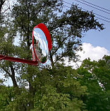 Зеркало сферическое с козырьком ЗС-1000 уличное обзорное., фото 2