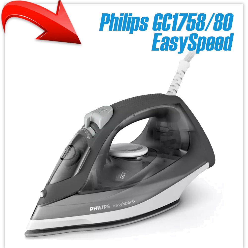 Утюг Philips GC1758/80 EasySpeed