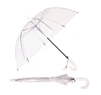 Детский зонт, купол прозрачный со свистком в ассортименте