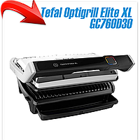 Гриль Tefal Optigrill Elite XL GC760D30, серебристый/черный