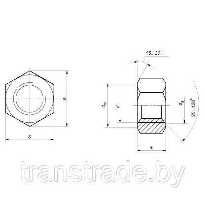 Гайка для гусеничного тягача АТС-59Г - фото 1 - id-p158923358