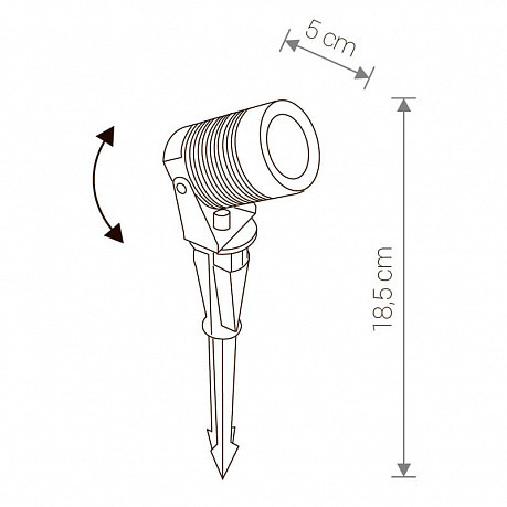 Светильник для подсветки деревьев Nowodvorski Spike Led 9100 - фото 2 - id-p158967283